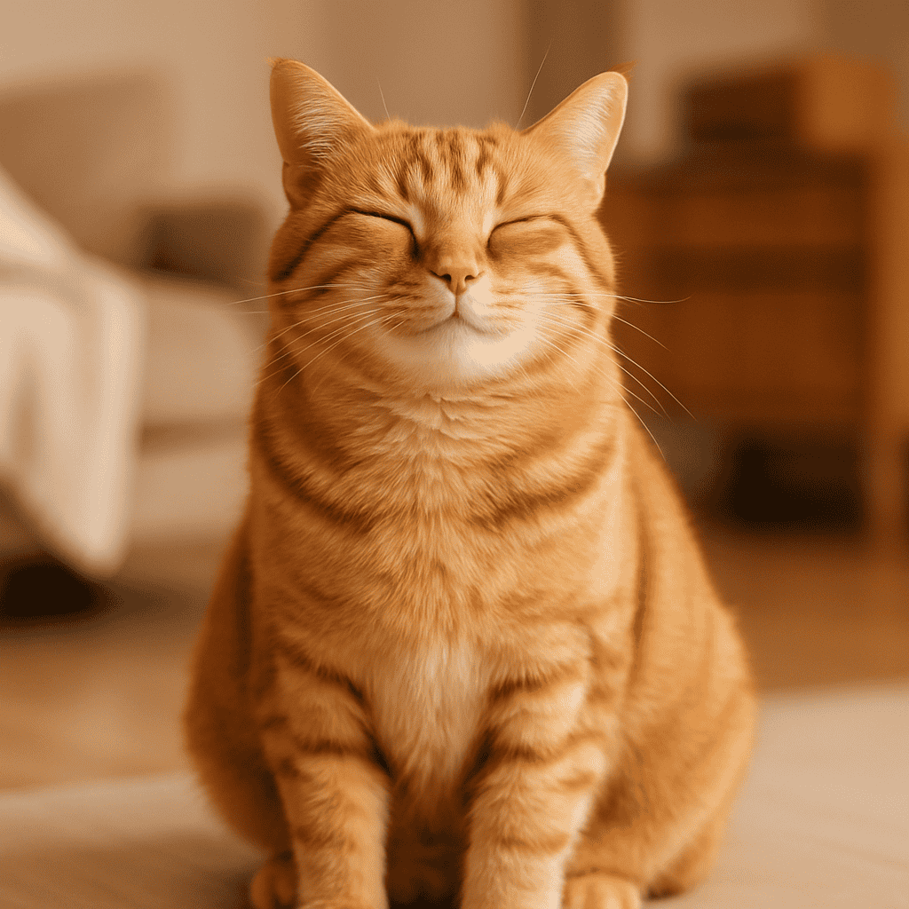 кошка в доме